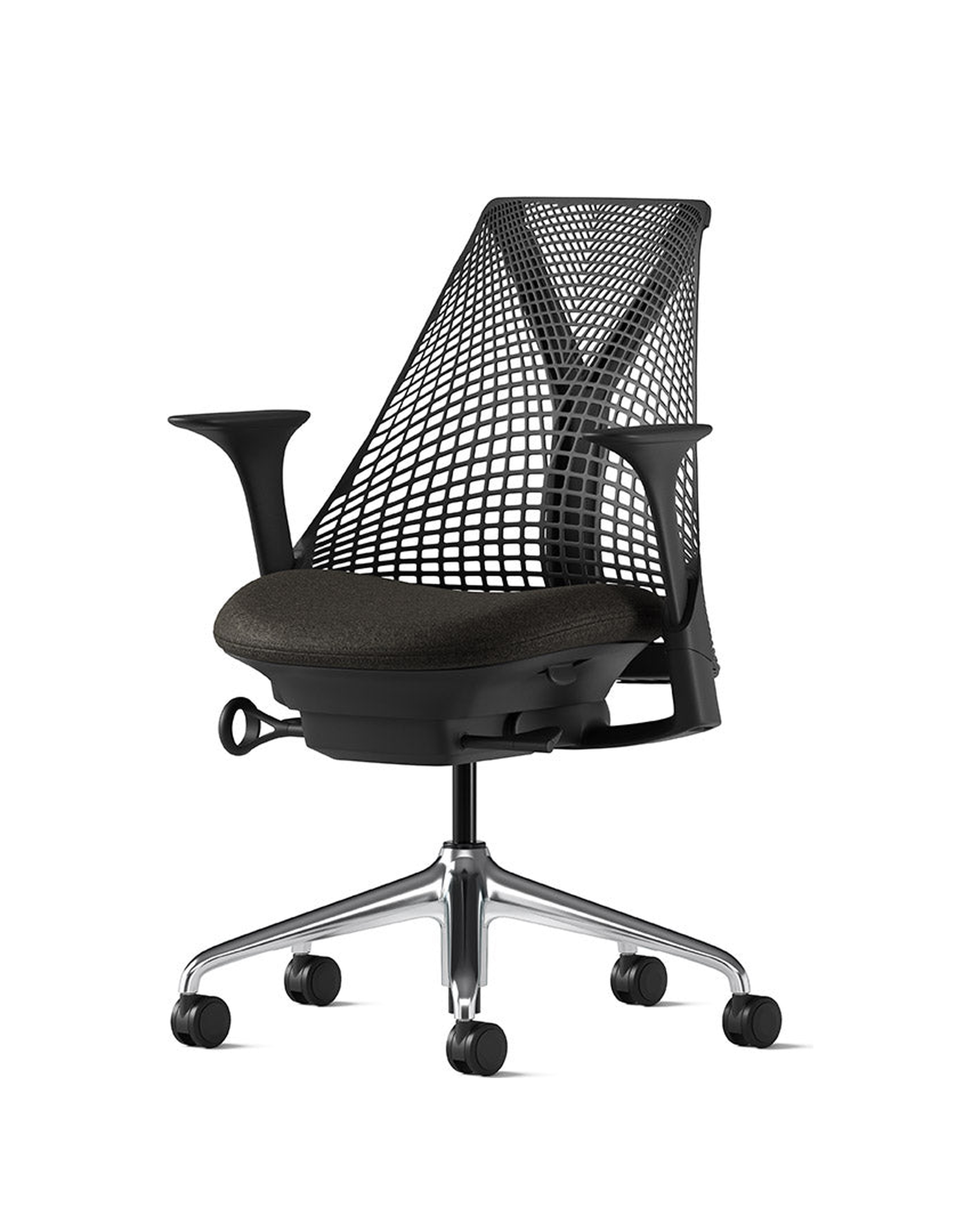 Herman Miller Sayl with 3D suspension back and polished base